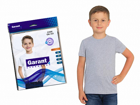 Футболка для мальчика серая GARANT